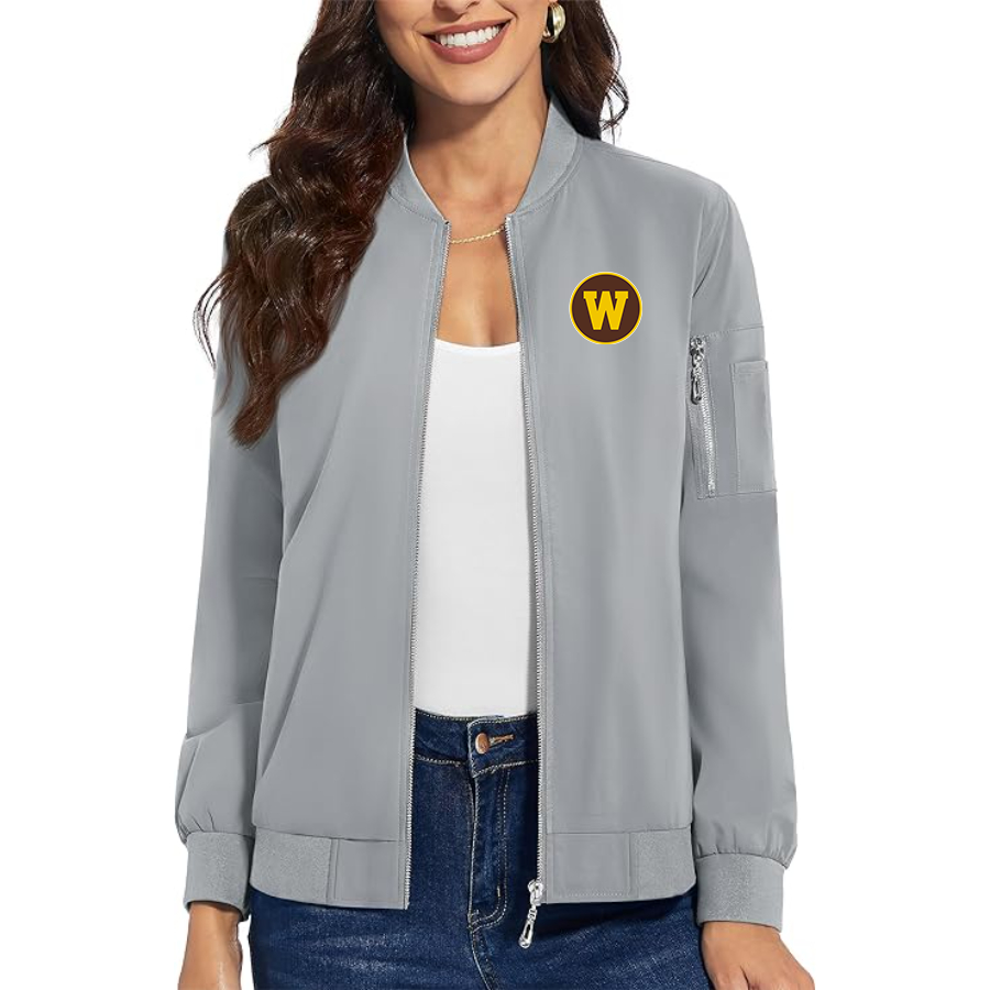 Women's Western Michigan Broncos  Premium Bomber Jacket Outerwear